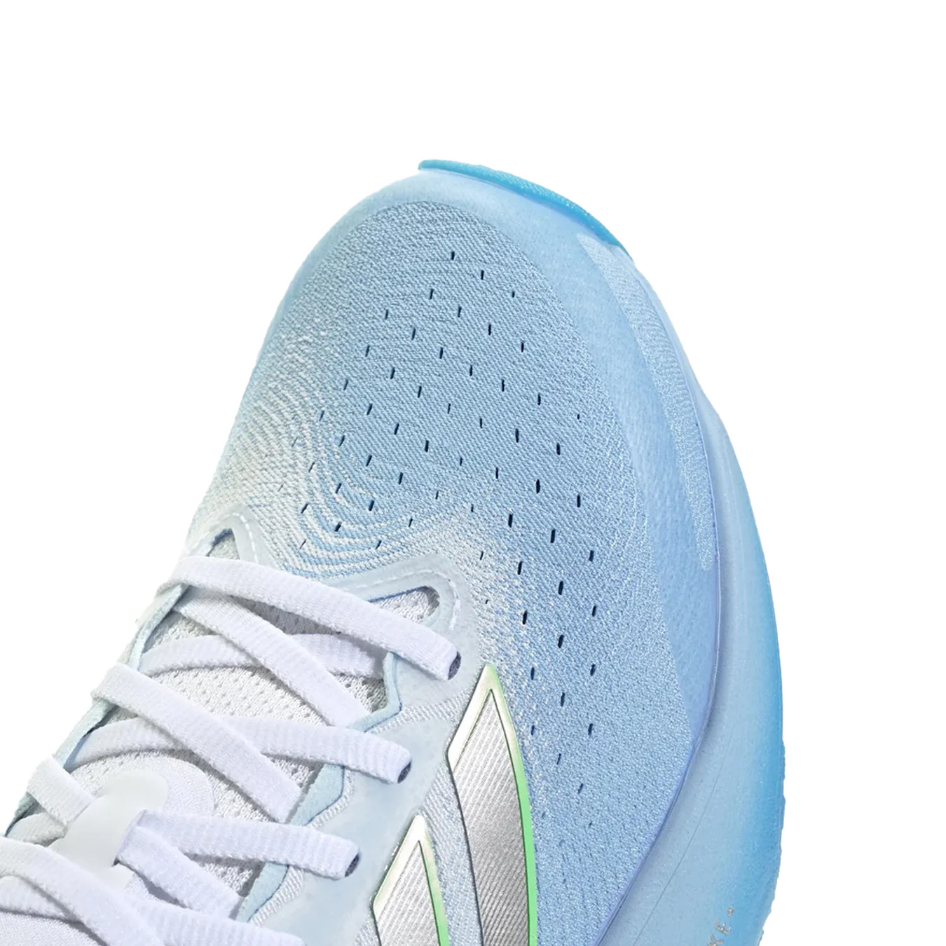 Adidas Womens Supernova Rise 3 Glow Blue / Silver Metallic / Footwear White - Image 4