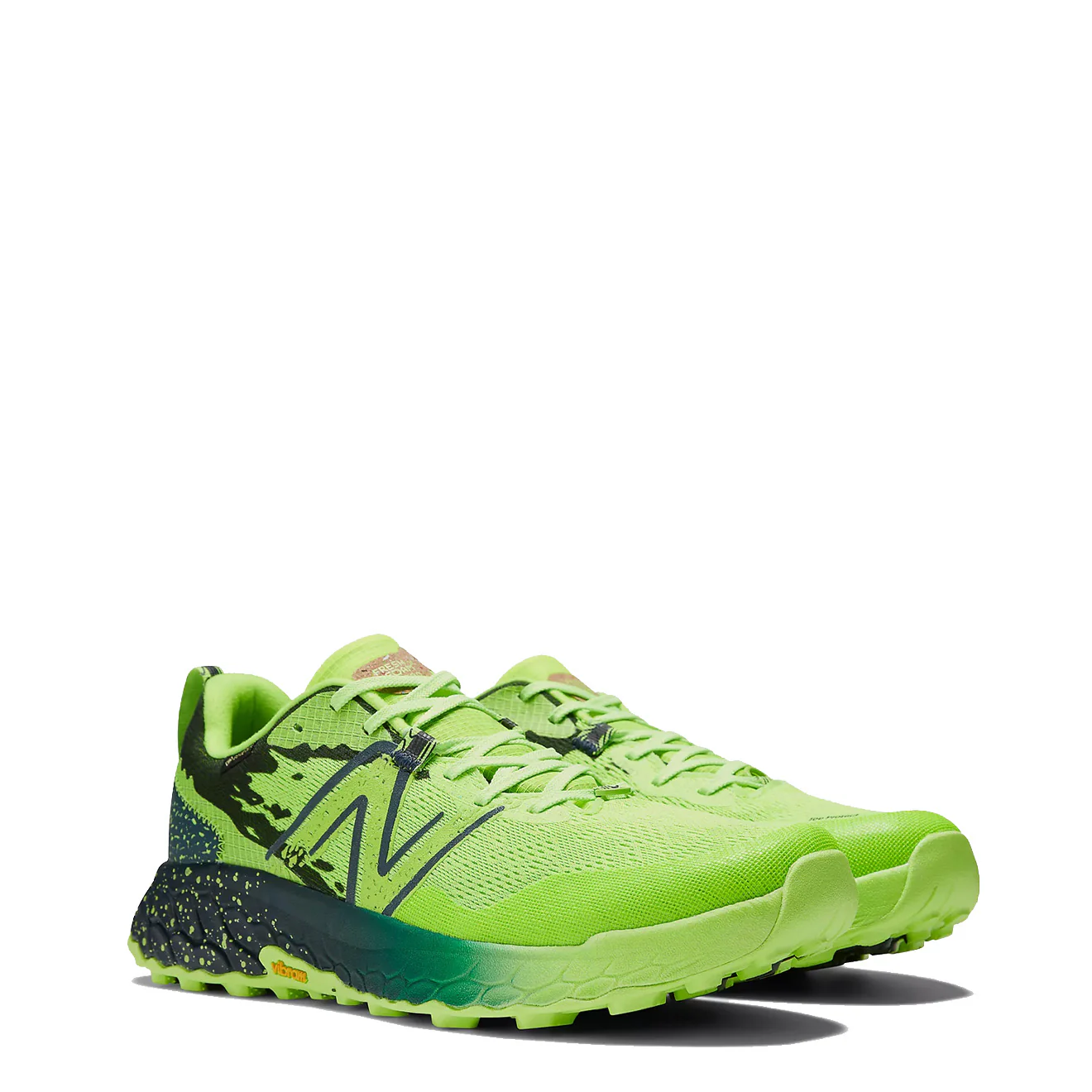 New Balance Fresh Foam X Hierro v7 GTX Pixel Green / Natural Indigo - Image 3