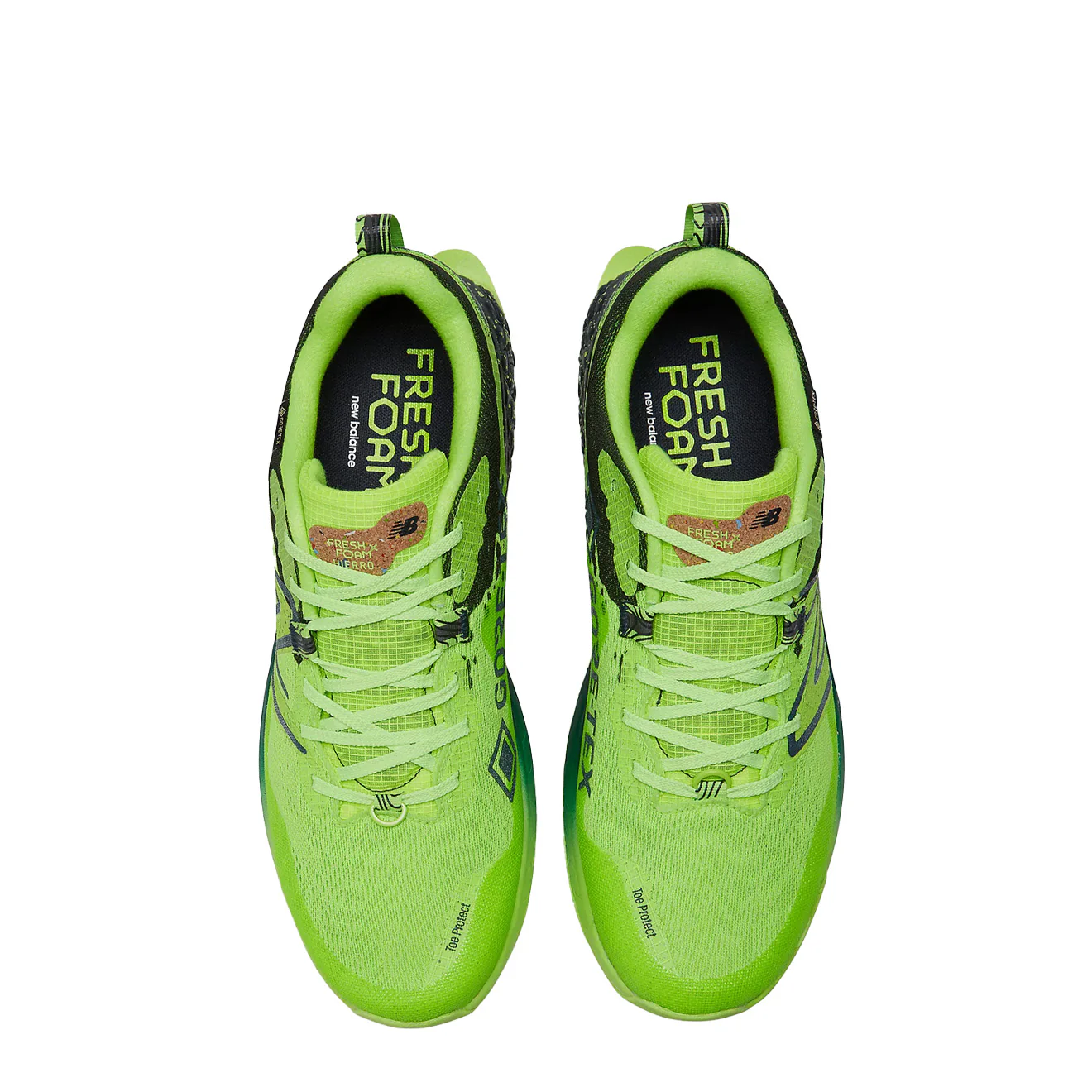 New Balance Fresh Foam X Hierro v7 GTX Pixel Green / Natural Indigo - Image 4